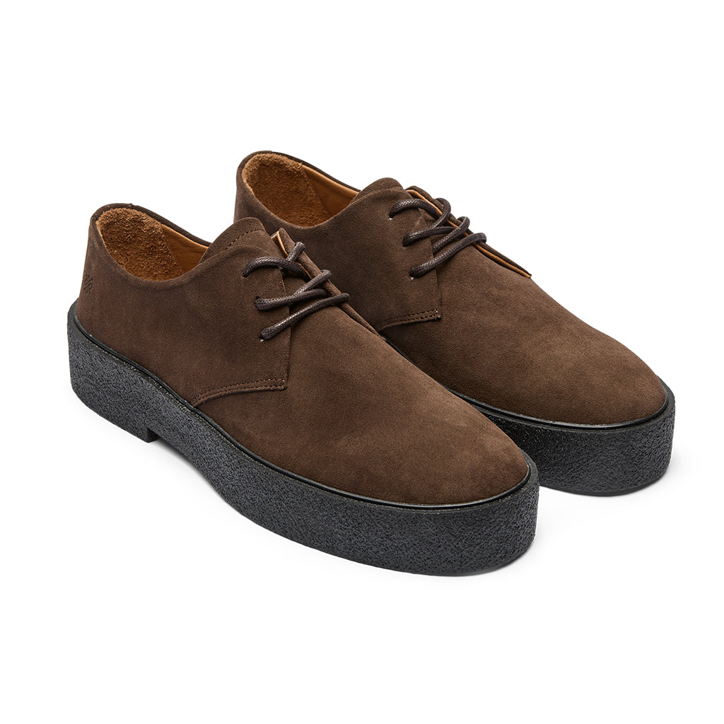 The Original Playboy Bath Lace up shoes Dk.Brown suede