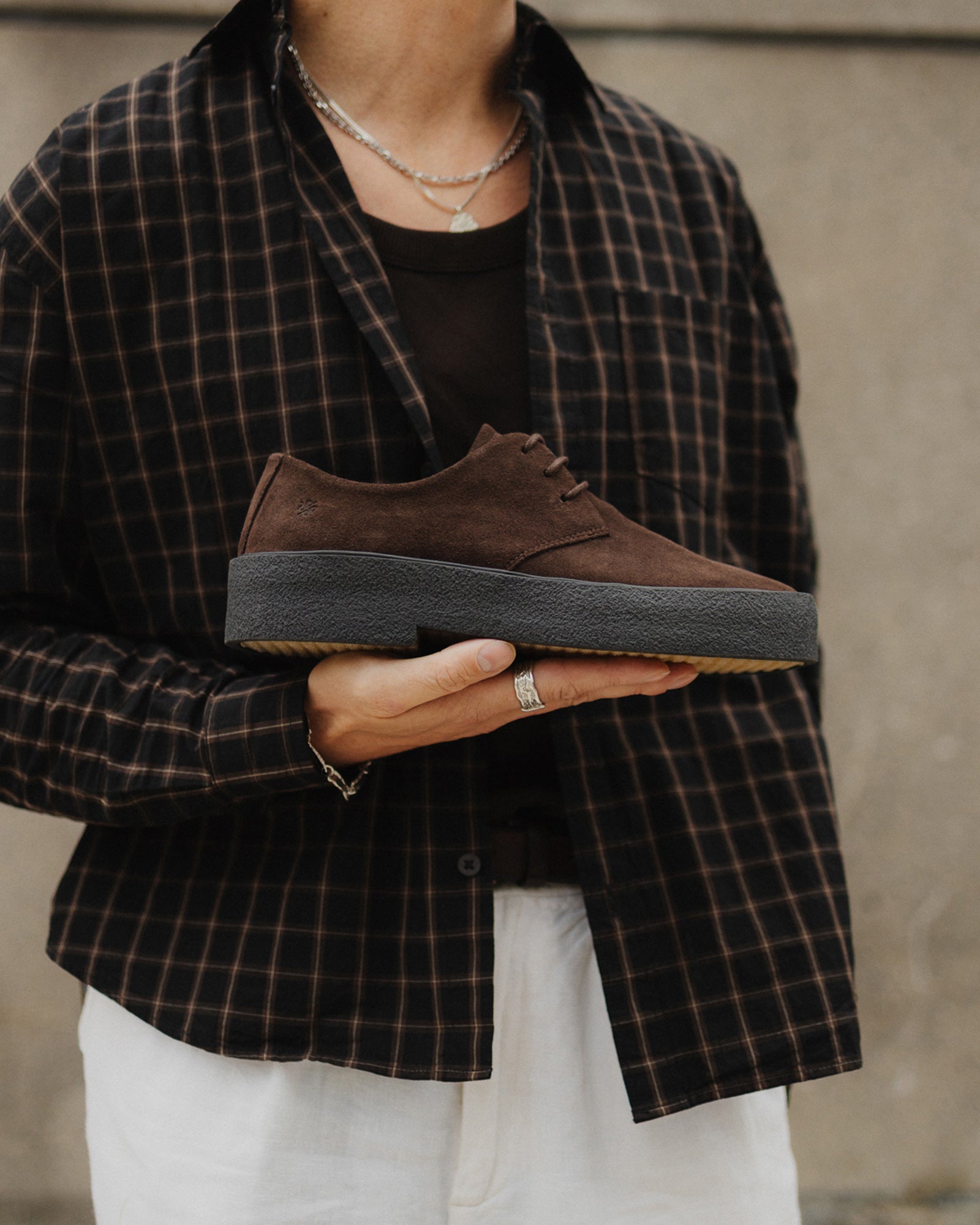 The Original Playboy Bath Lace up shoes Dk.Brown suede