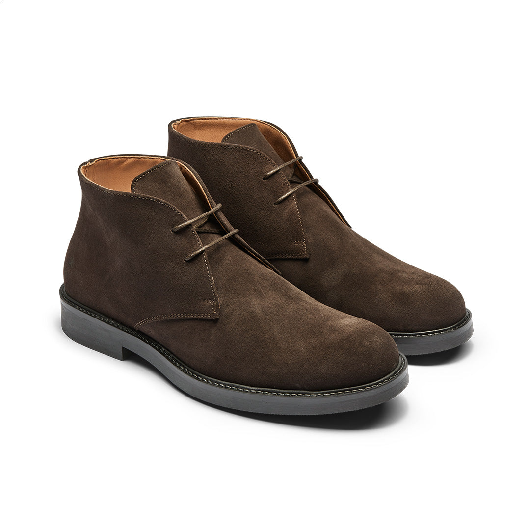 Playboy Footwear Carlo Lace up boots Dk.Brown suede