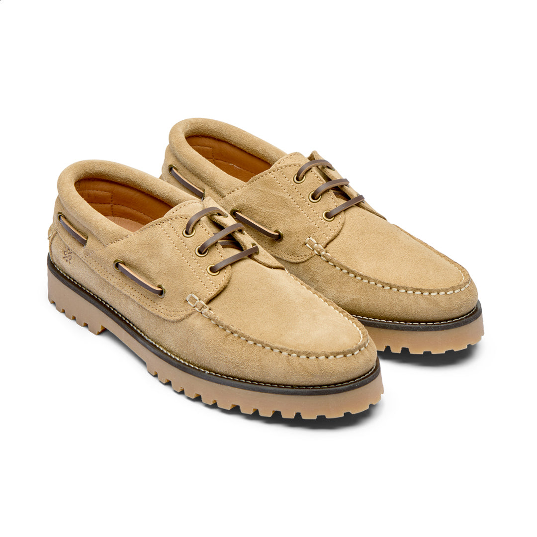 Playboy Footwear Claude Boat shoe Sand suede/Gum