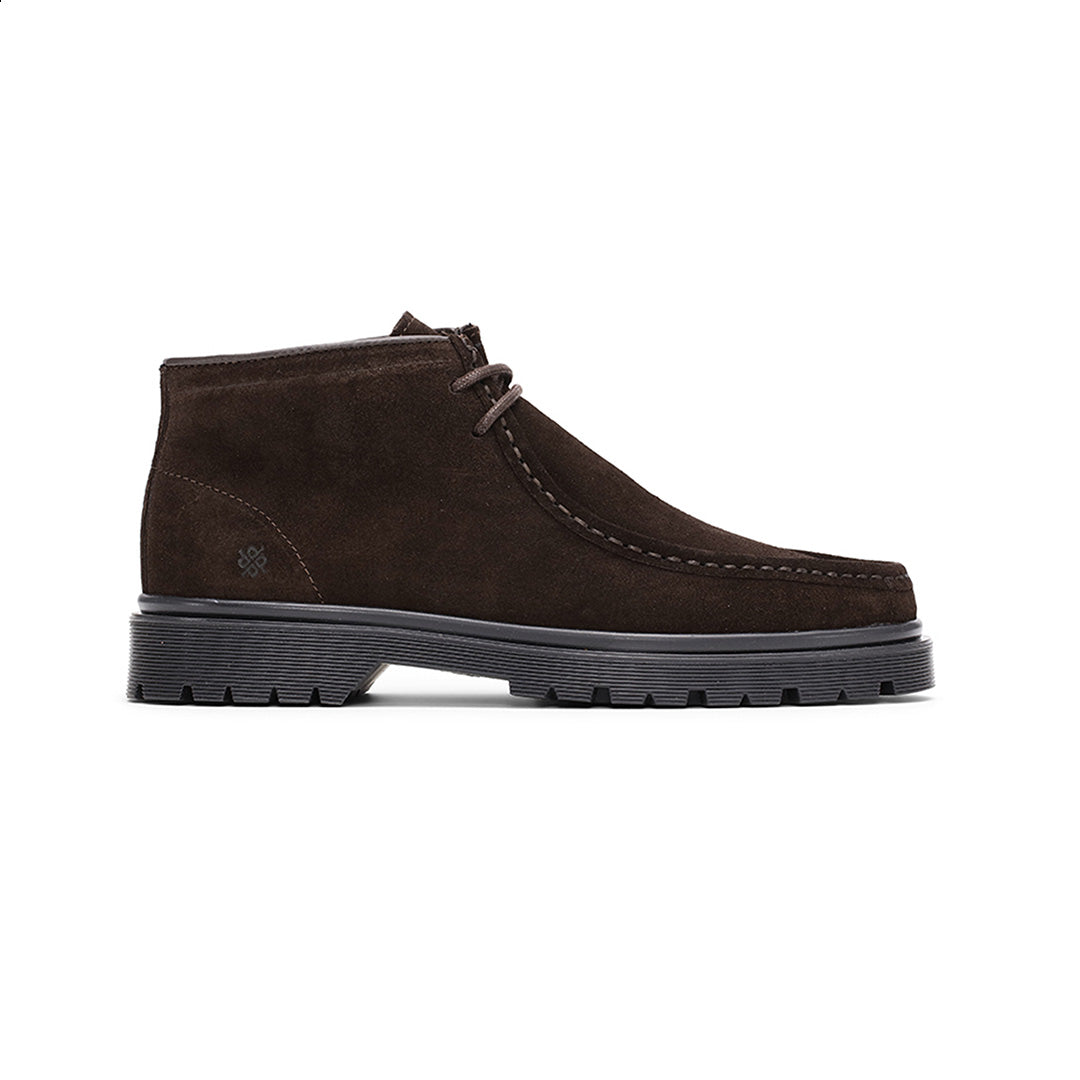 Playboy Footwear Cowen Moc Boot Brown suede
