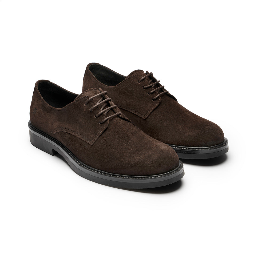 Playboy Footwear Giacomo Lace up shoes Dk.Brown suede