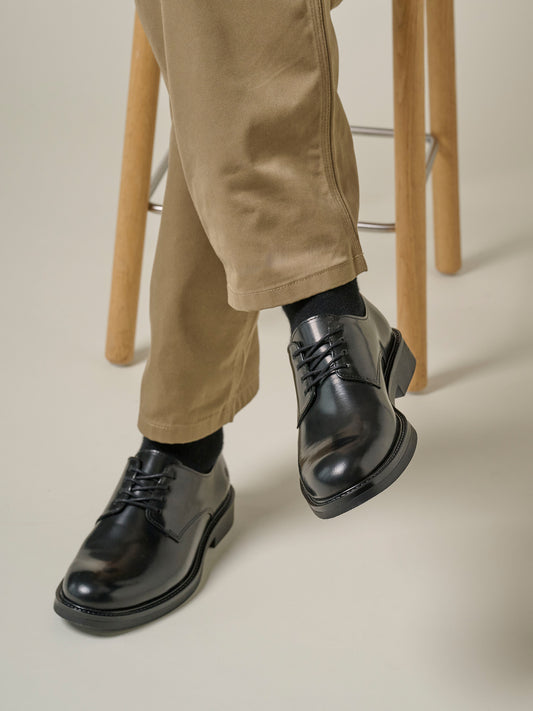 Playboy Footwear Giacomo Lace up shoes Black polido