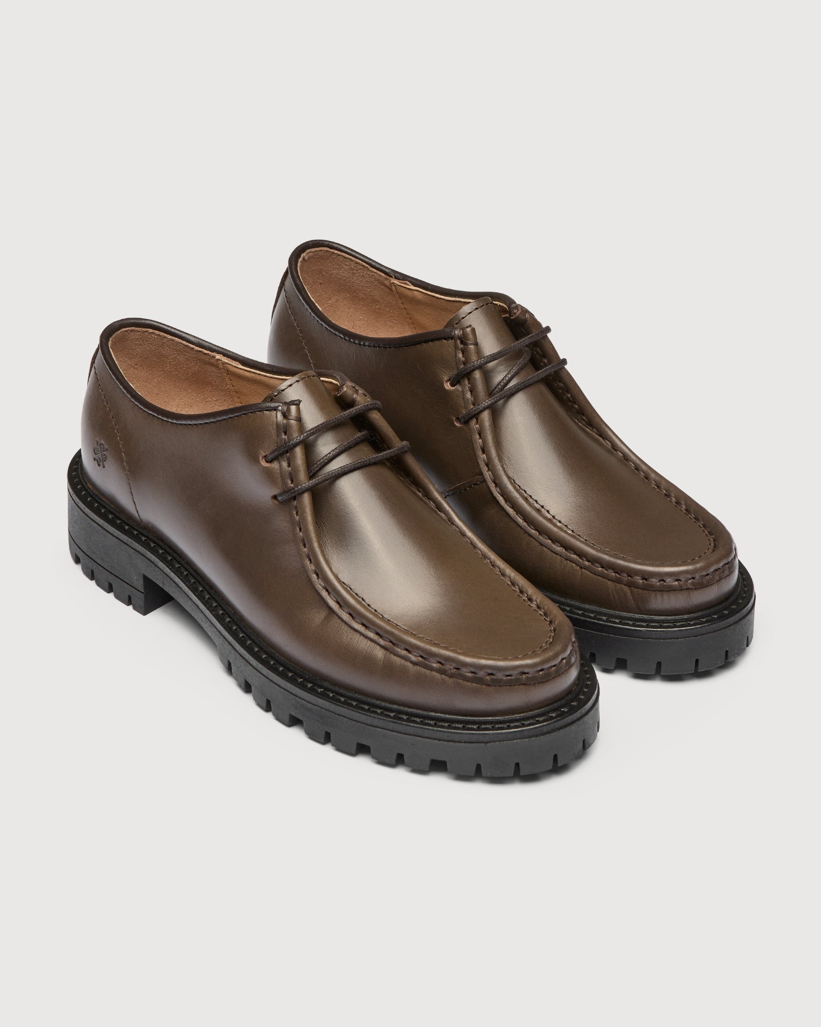 Original Playboy Marie Lace up shoes Taupe Leather