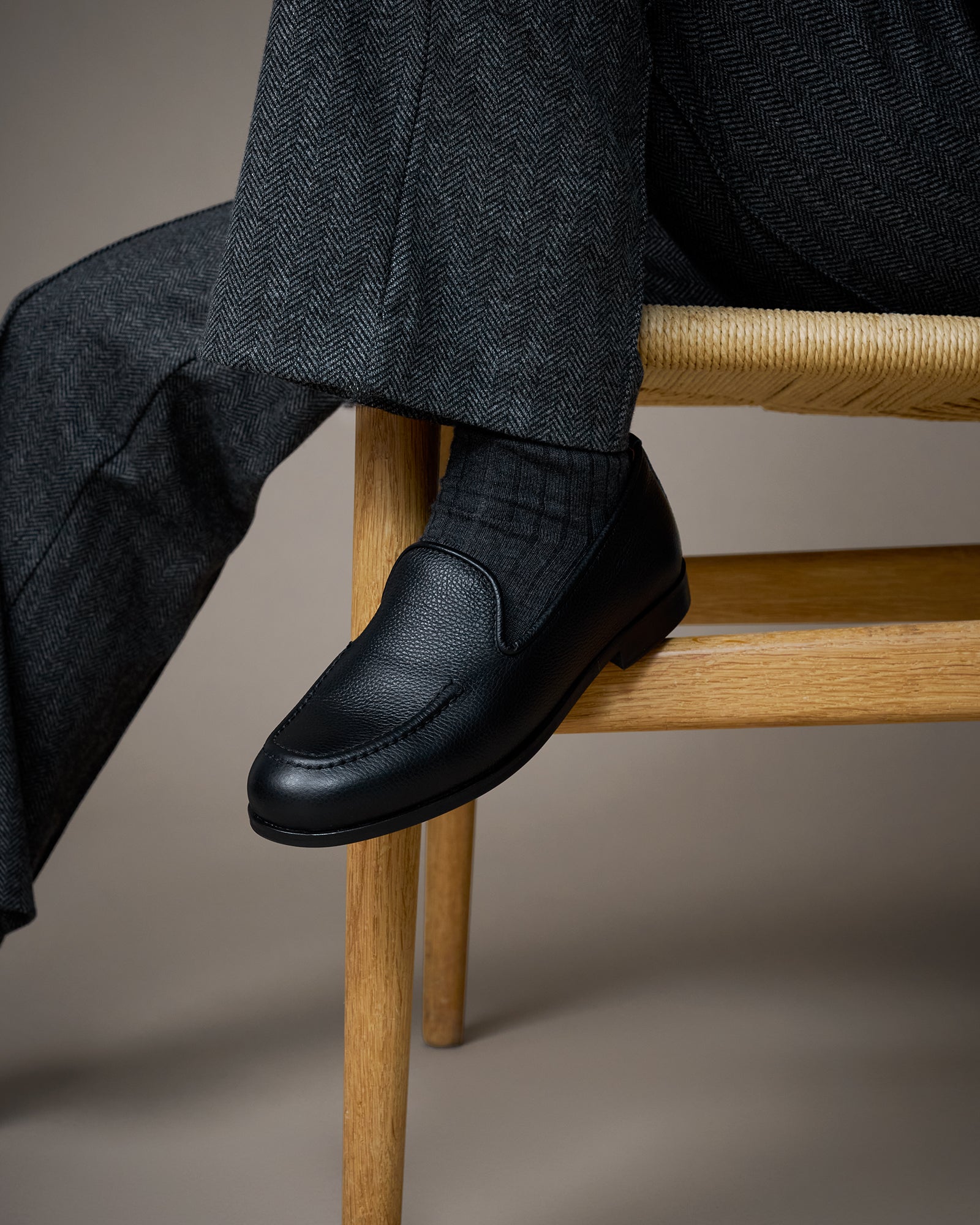 Original Playboy Monique Loafers Black leather