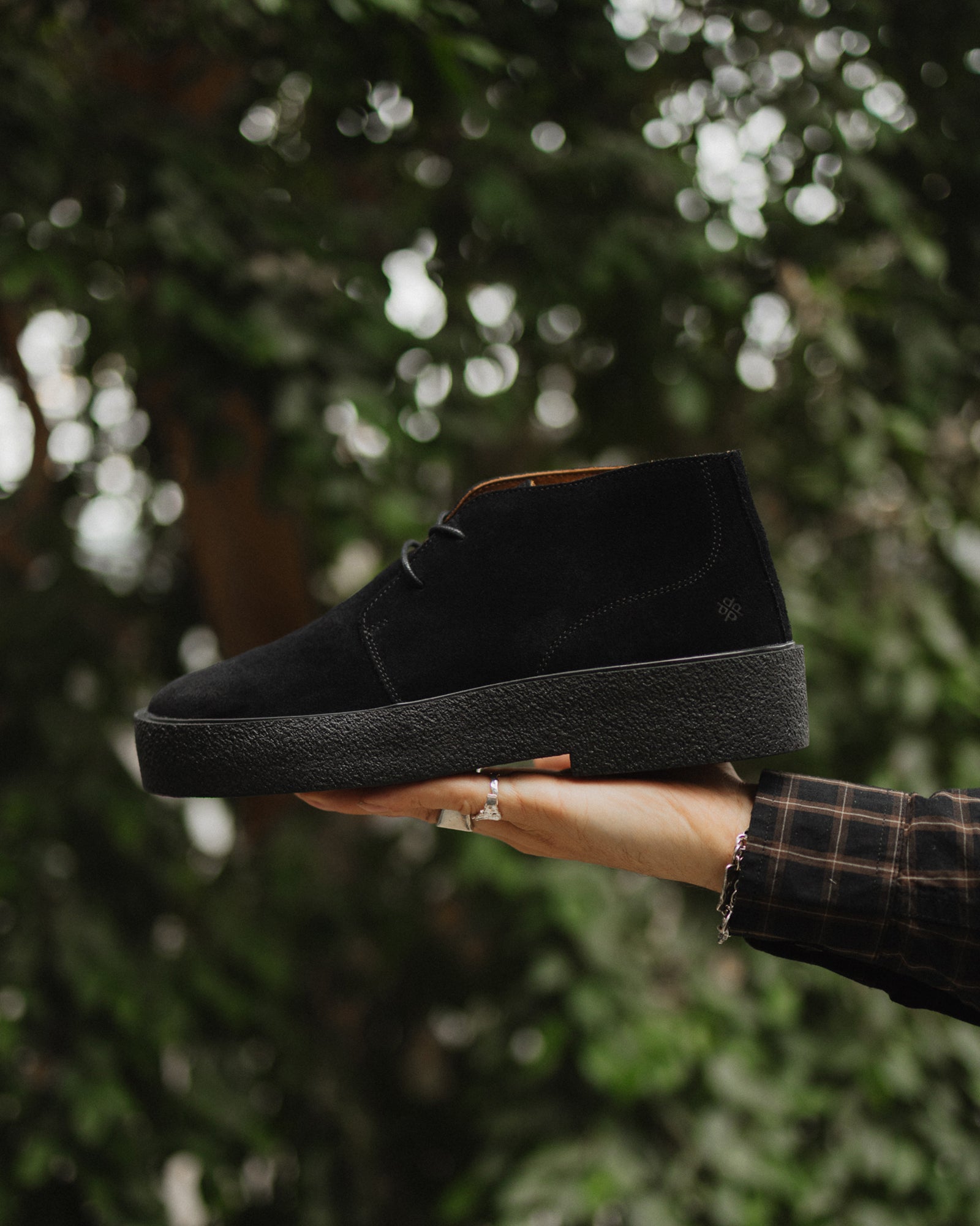The Original Playboy Preston Boot Black suede
