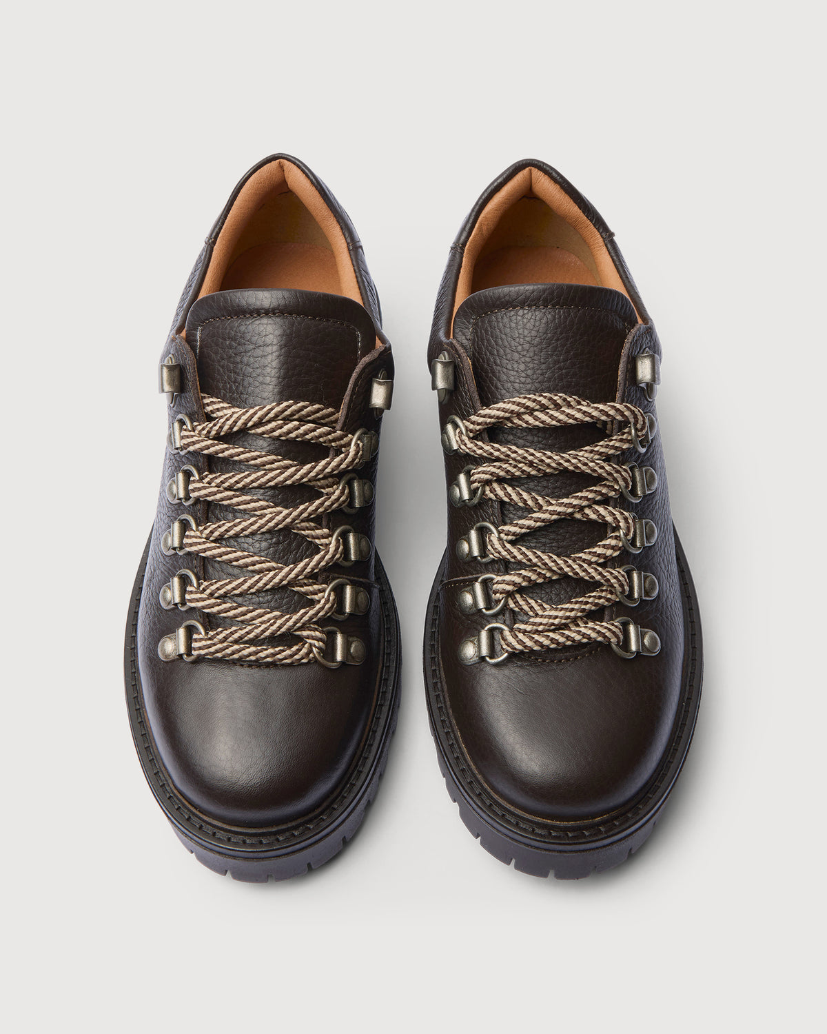 Original Playboy Style Alba Lace up shoes Dk.Brown leather