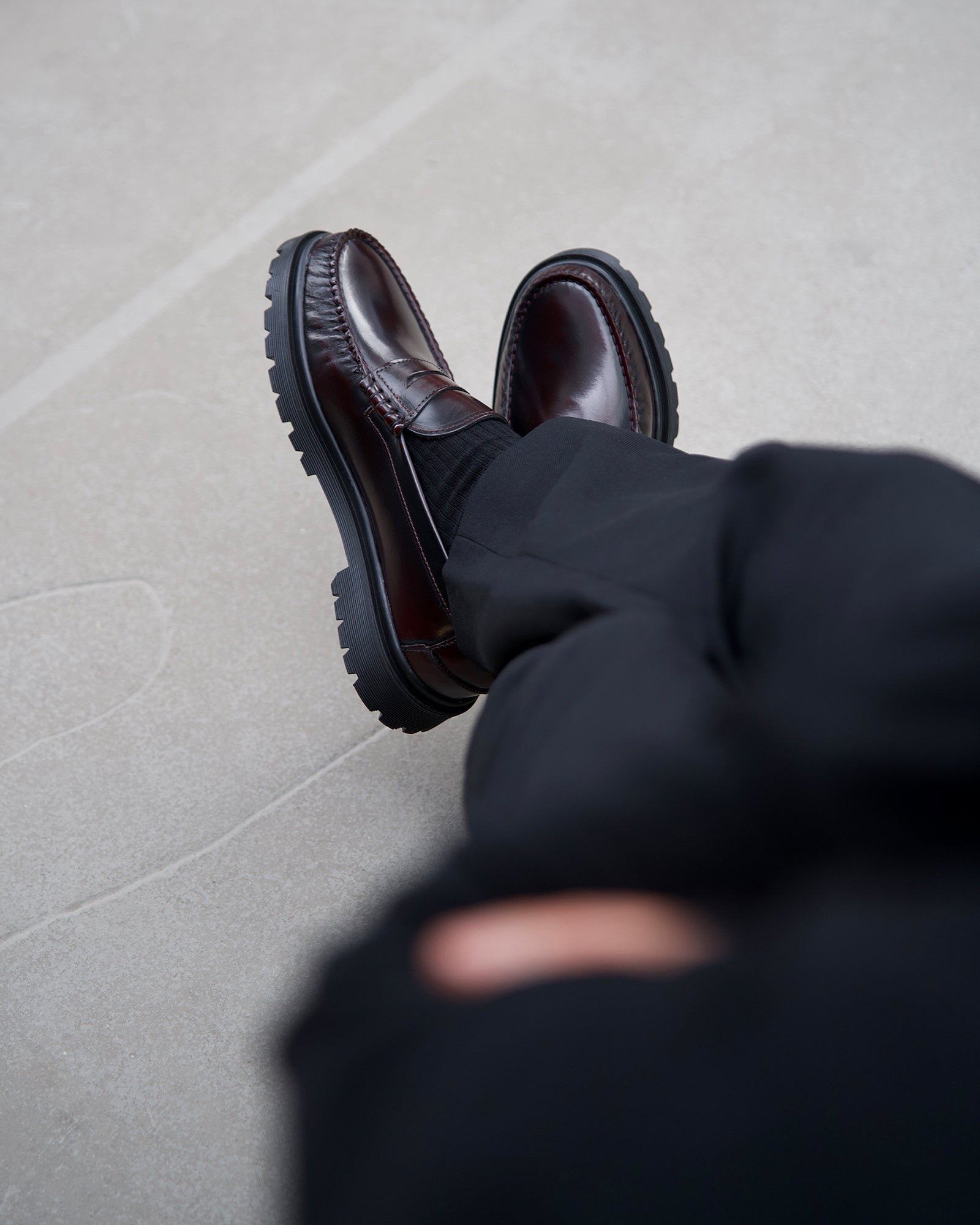 Original Playboy Style Austin Loafers Bordeaux polido