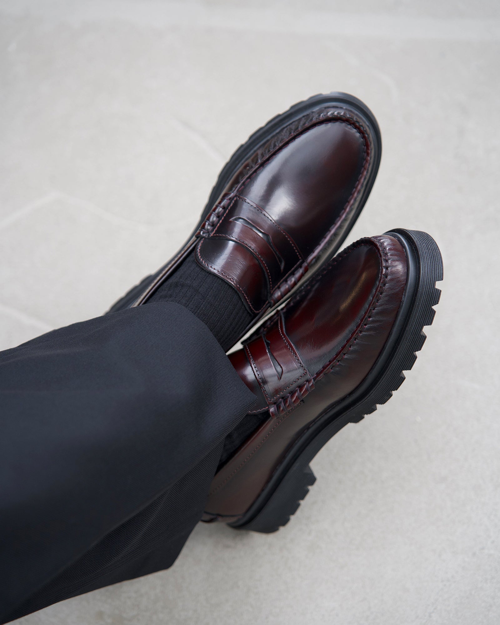 Original Playboy Style Austin Loafers Bordeaux polido