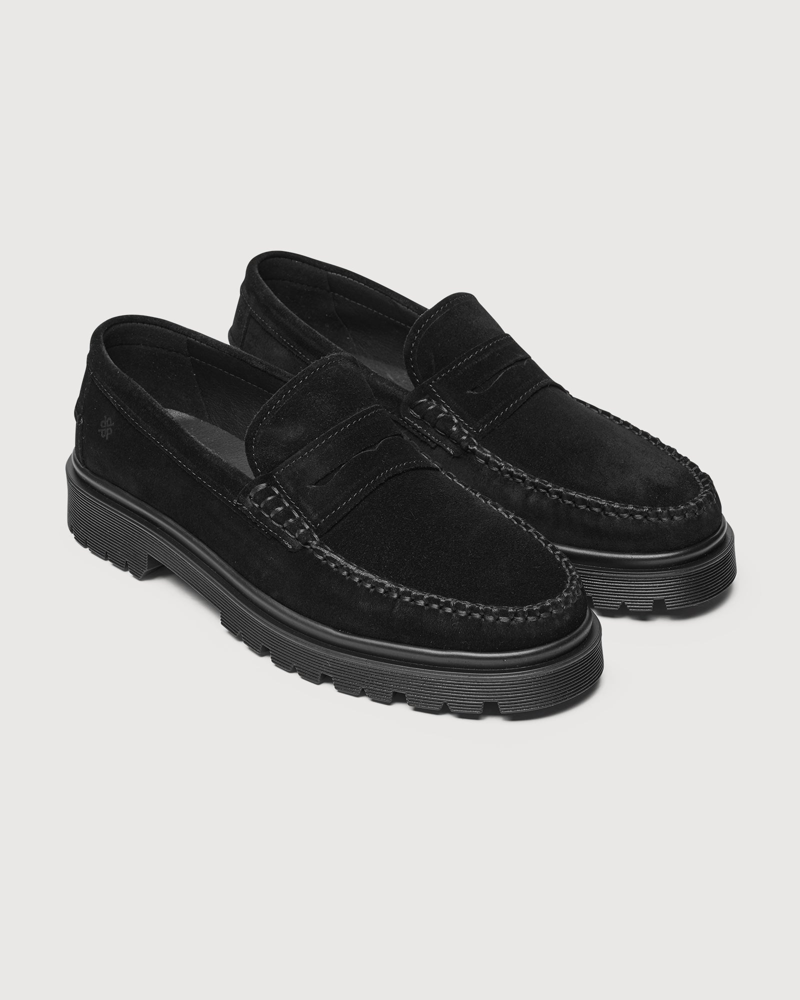 Original Playboy Style Austin Loafers Black suede