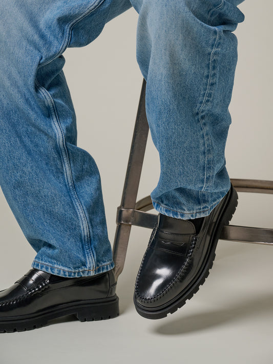 Playboy Footwear Style Austin Loafers Black polido