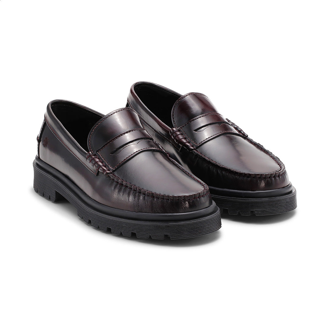 Playboy Footwear Style Austin Loafers Bordo polido