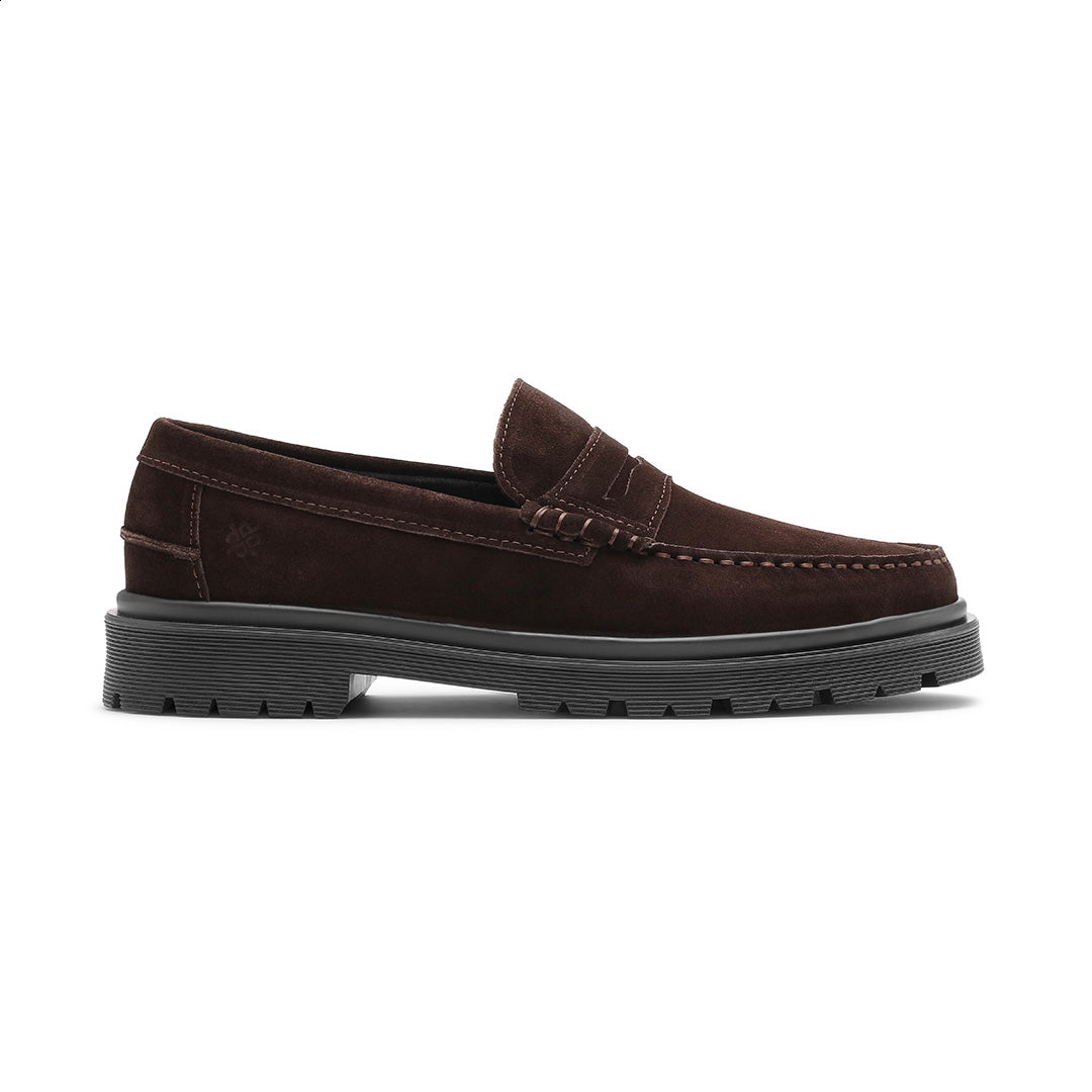 Playboy Footwear Style Austin Loafers Brown suede