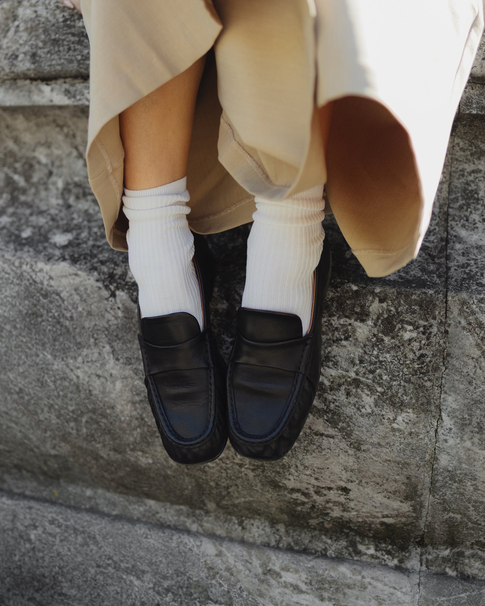 Original Playboy Style Chantal Loafers Black leather