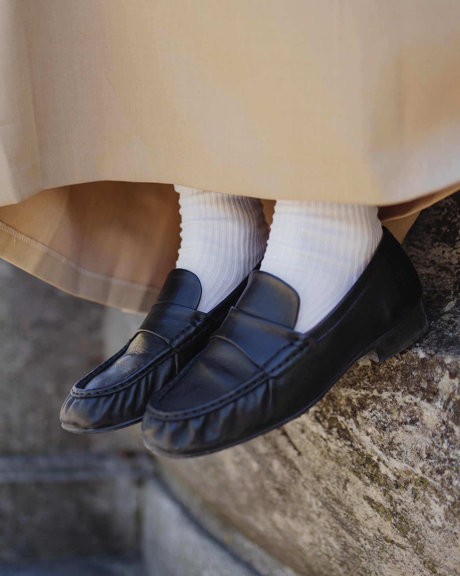 Original Playboy Style Chantal Loafers Black leather