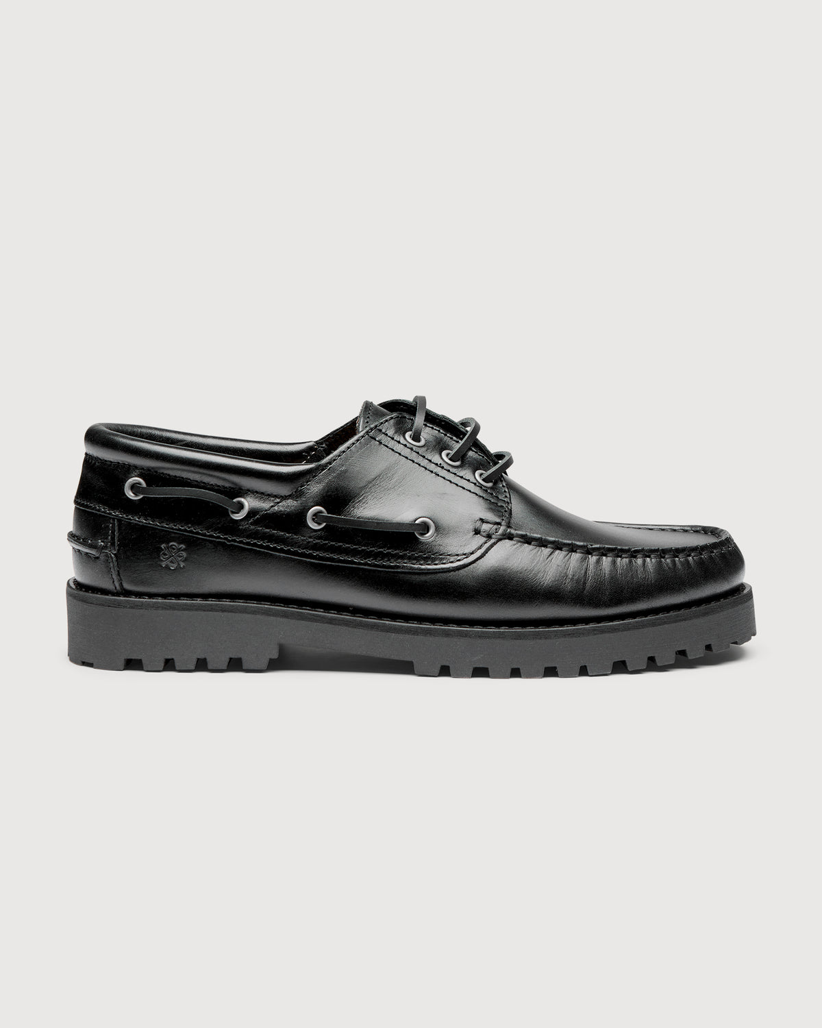 Original Playboy Style Claude Lace up shoes Black leather/black