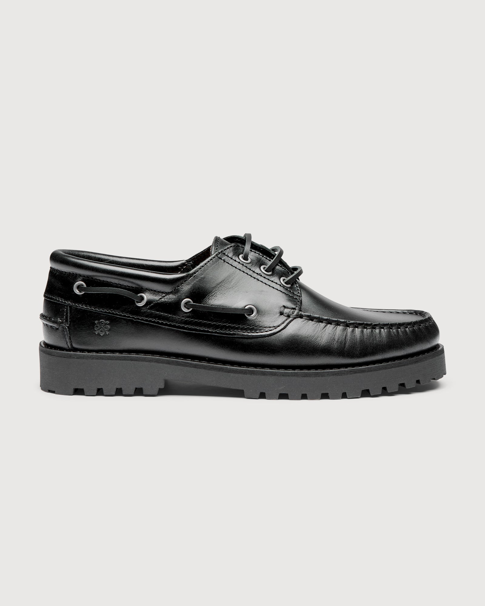 Original Playboy Style Claude Lace up shoes Black leather/black