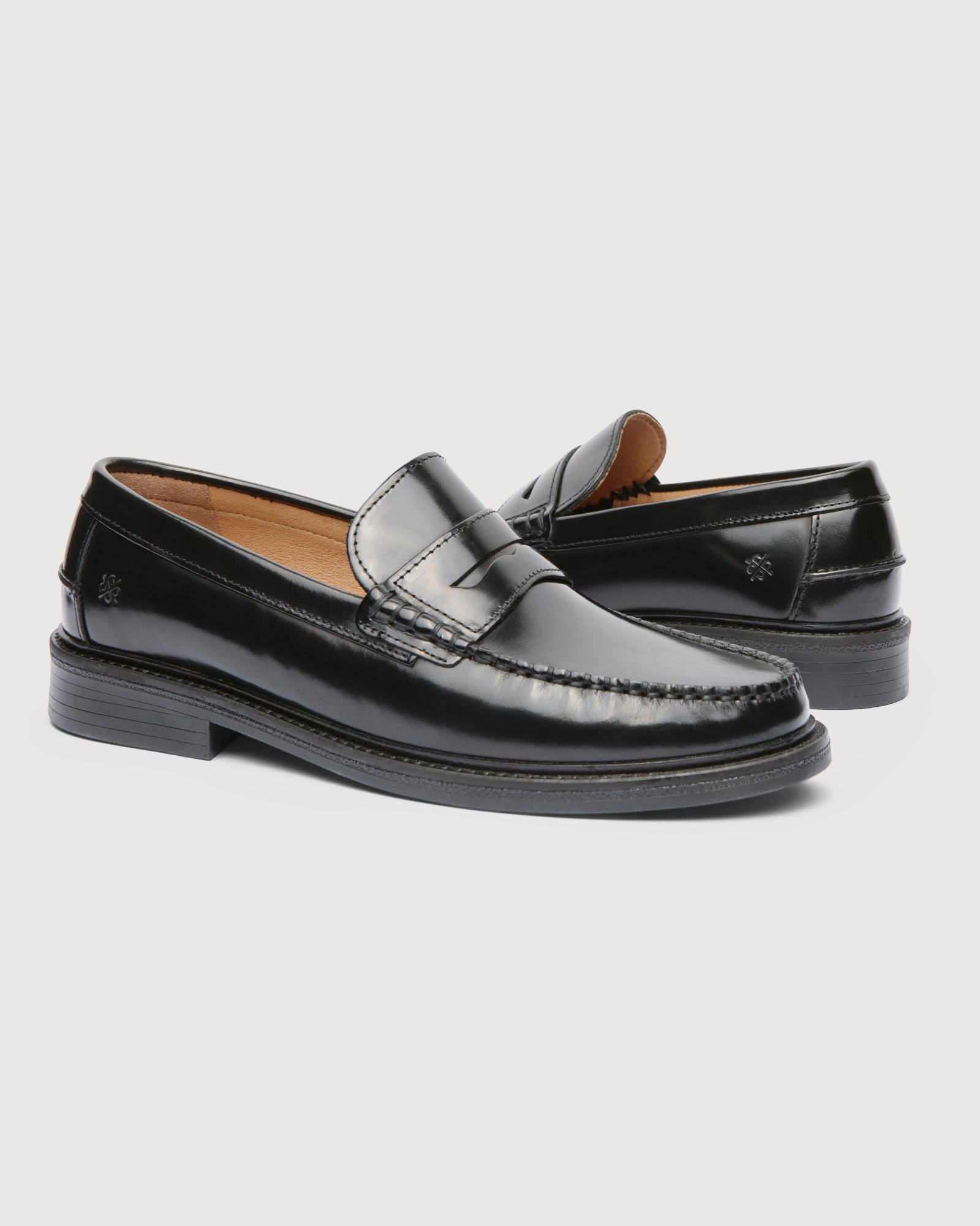 Original Playboy Style Colwood Loafers Black polido