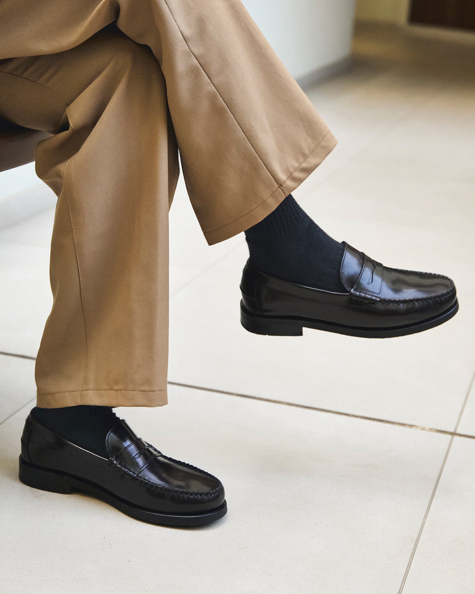 Original Playboy Style Dallas Loafers Black polido