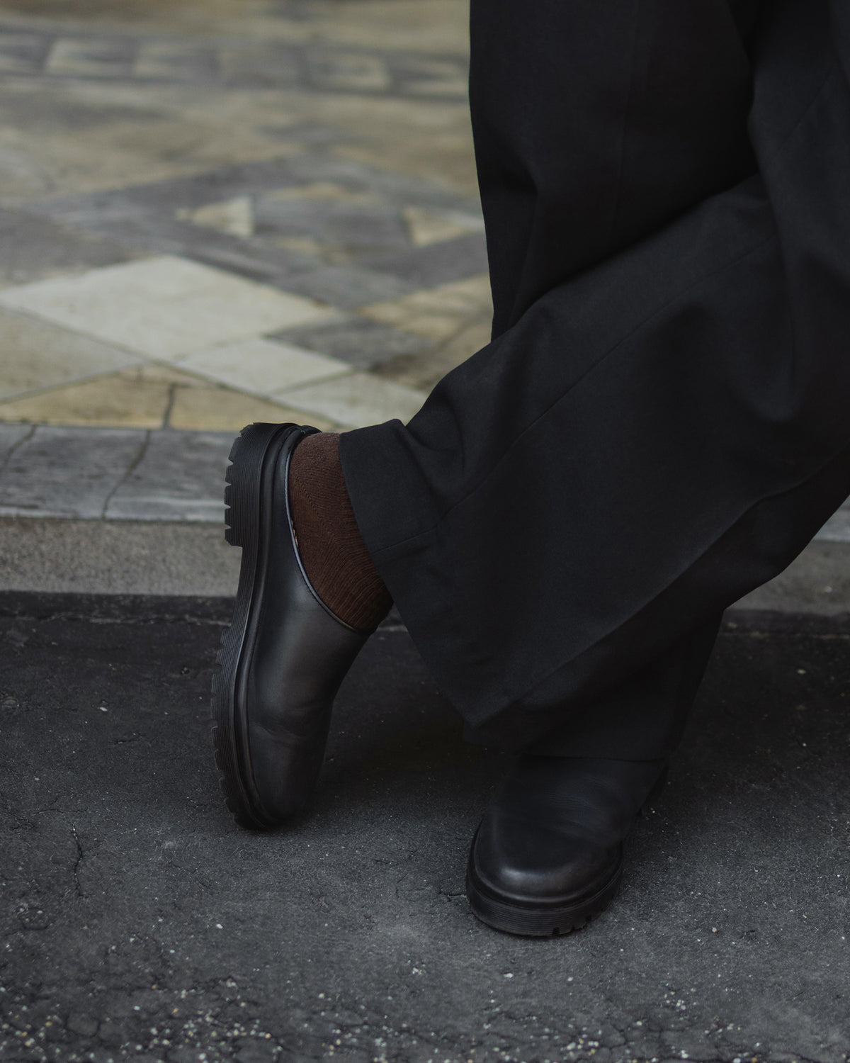 Original Playboy Style Damien Loafers Black leather