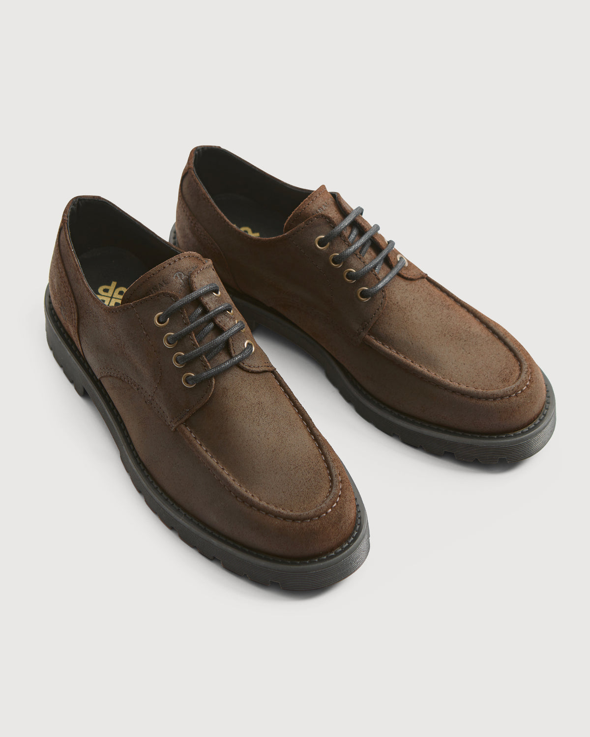 Original Playboy Style Dijon Lace up shoes Dk.Brown suede