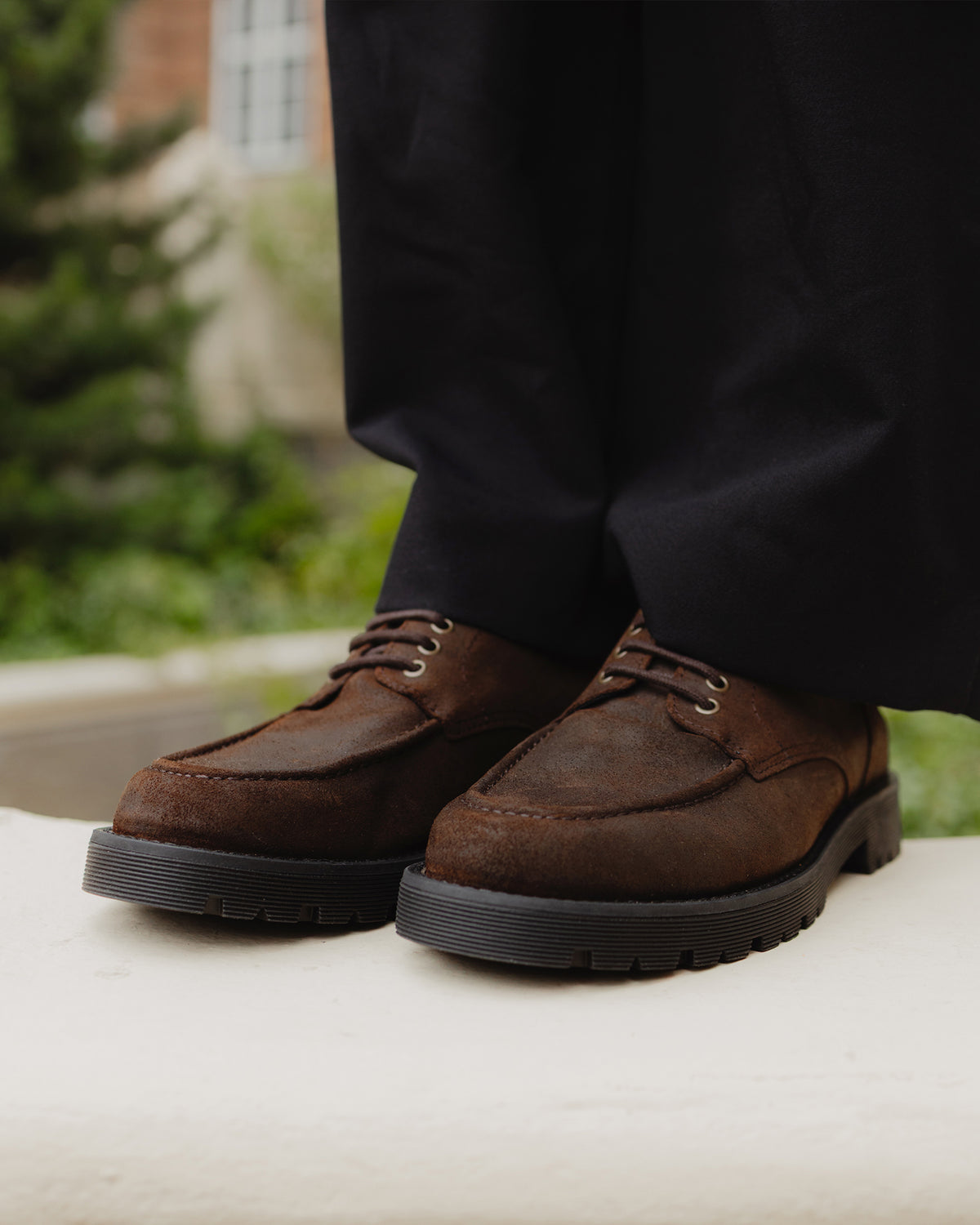 Original Playboy Style Dijon Lace up shoes Dk.Brown suede