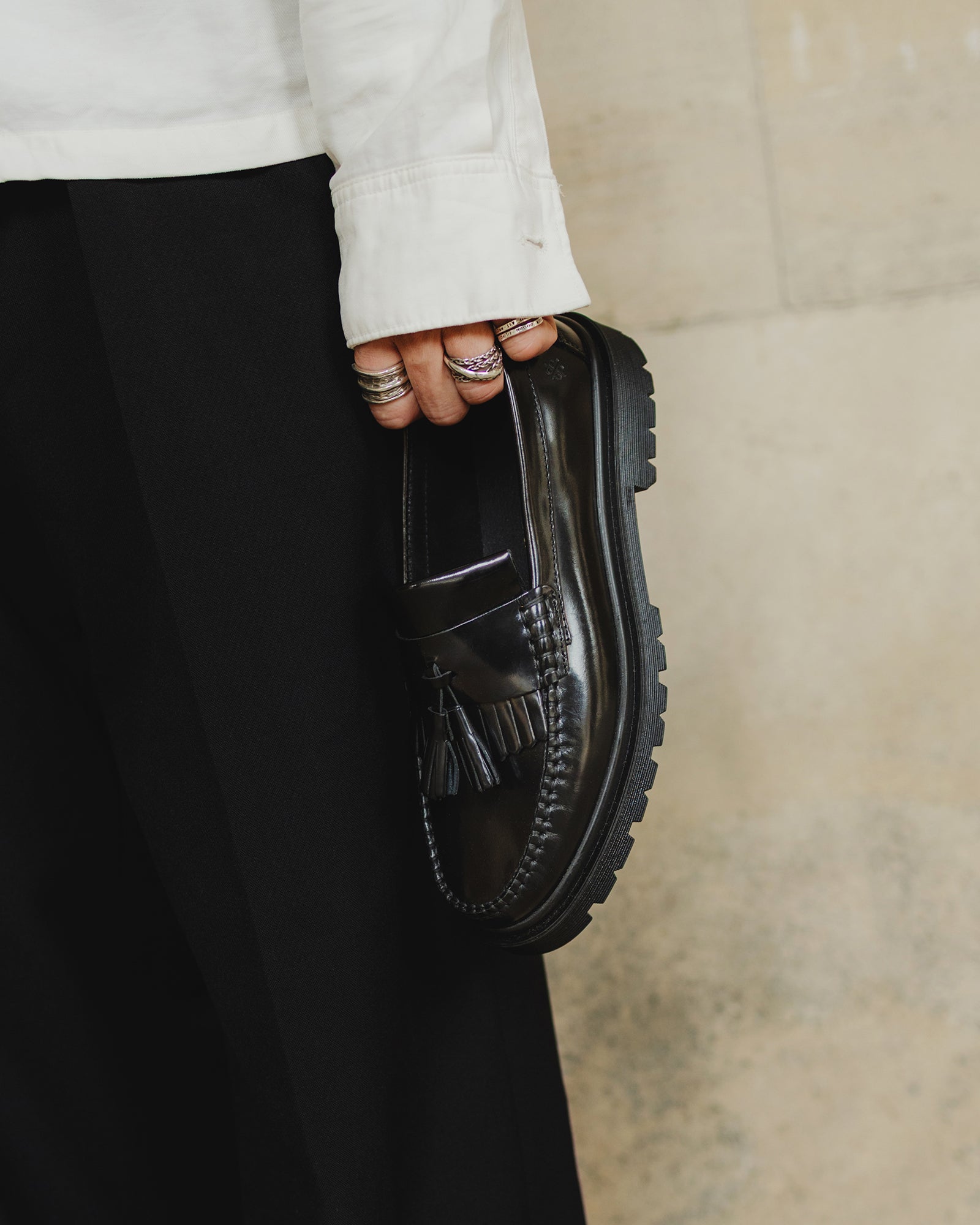 Original Playboy Style Florida Loafers Black polido