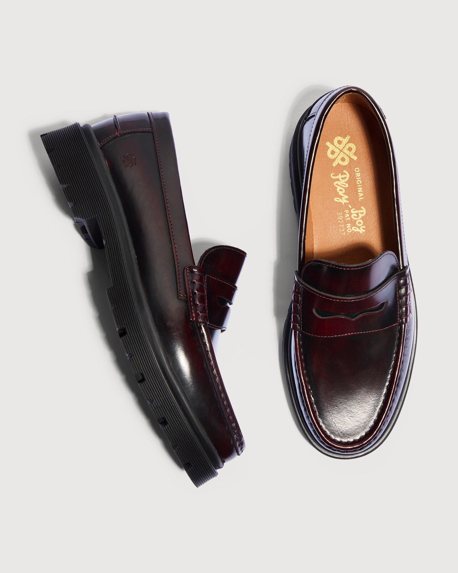 Original Playboy Style Halifax Loafers Bordeaux polido