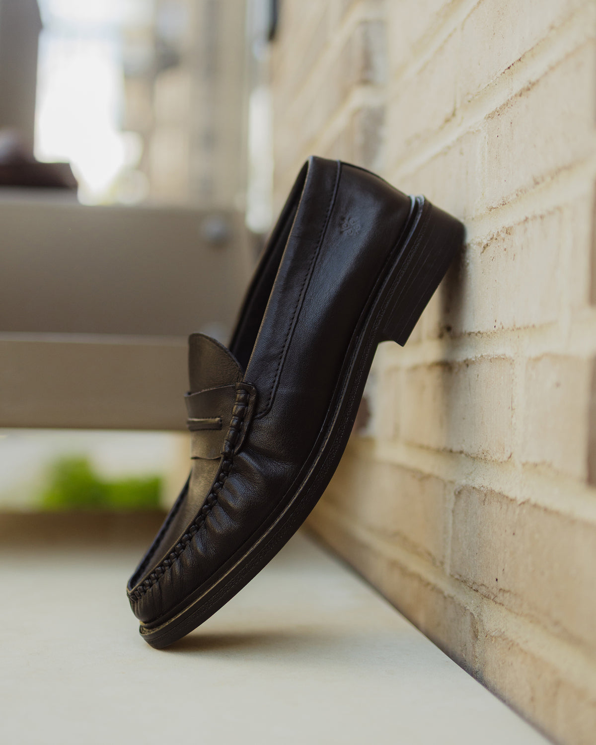 Original Playboy Style Hugo Loafers Black leather