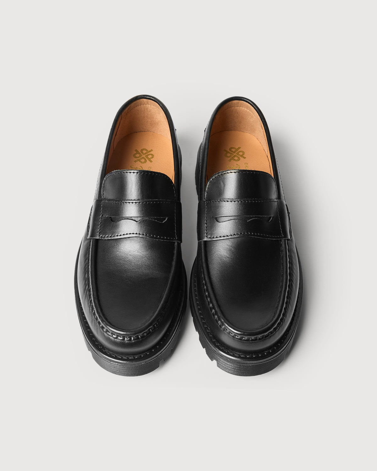 Original Playboy Style Kansas Loafers Black leather