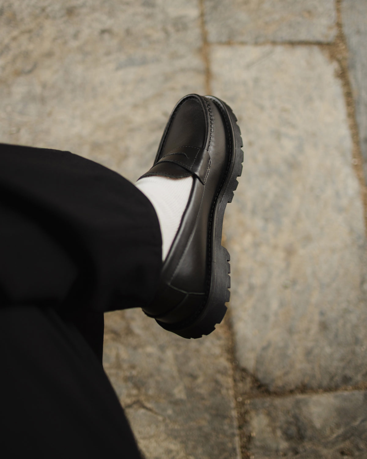 Original Playboy Style Kansas Loafers Black leather