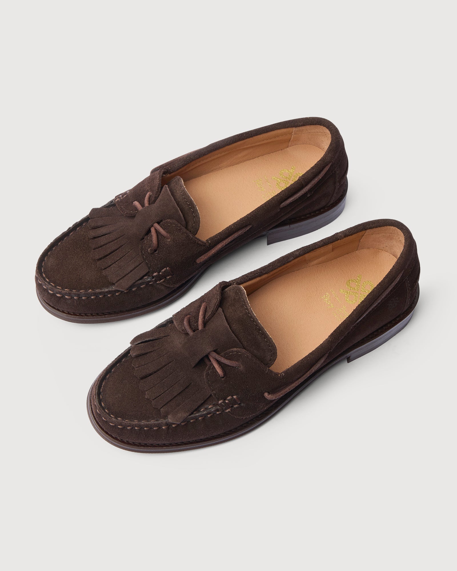 TOC1936 Style Louise Lace up shoes Dk.Brown suede