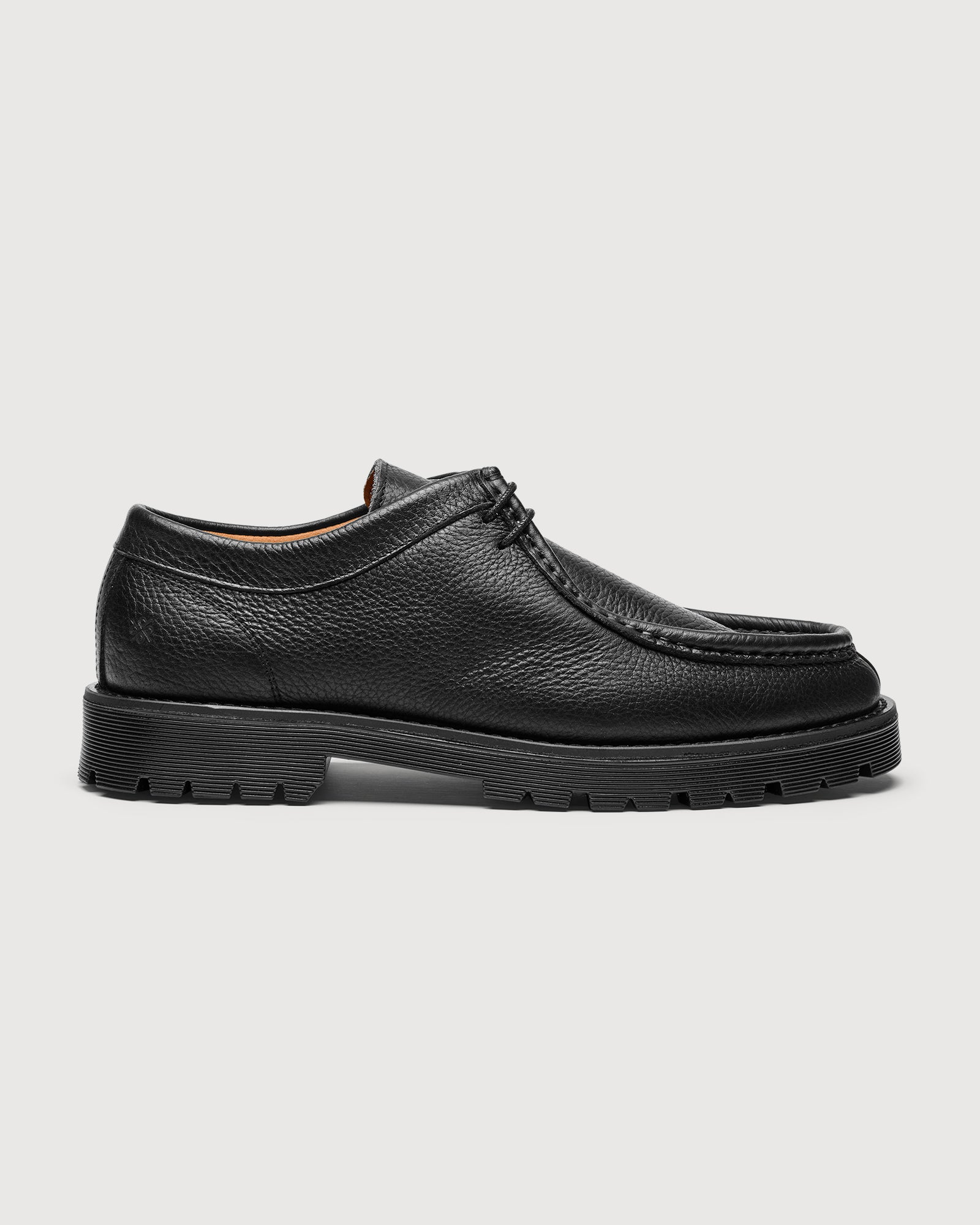 Original Playboy Style Malo Lace up shoes Black tumbled leather