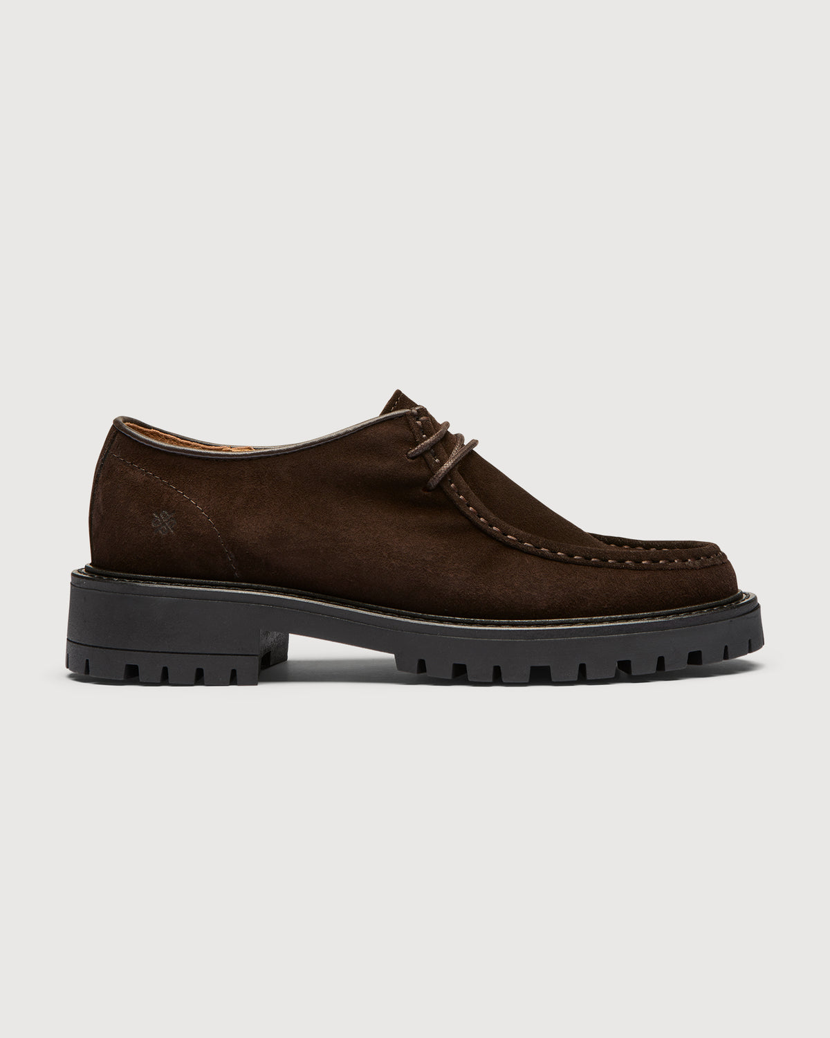 Original Playboy Style Marie Lace up shoes Dk.Brown suede
