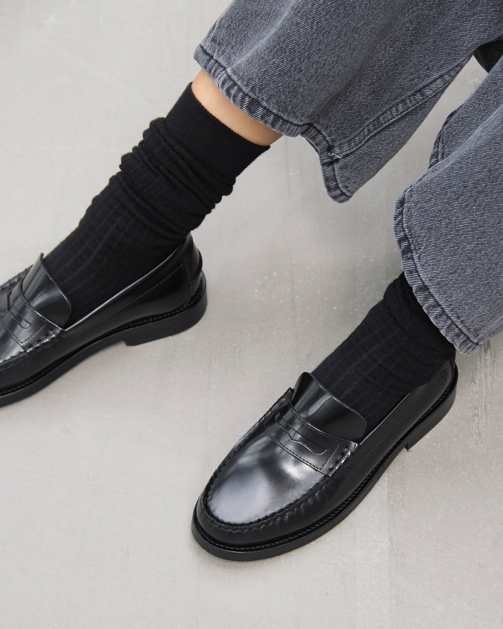 Original Playboy Style Norah Loafers Black polido