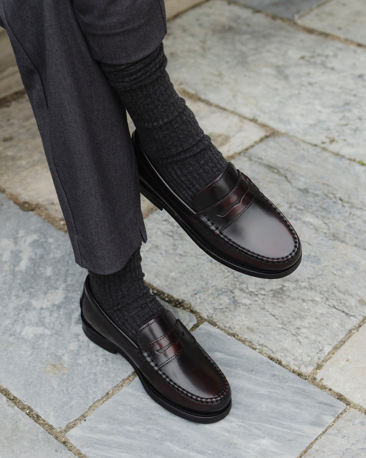 Original Playboy Style Norah Loafers Bordeaux polido