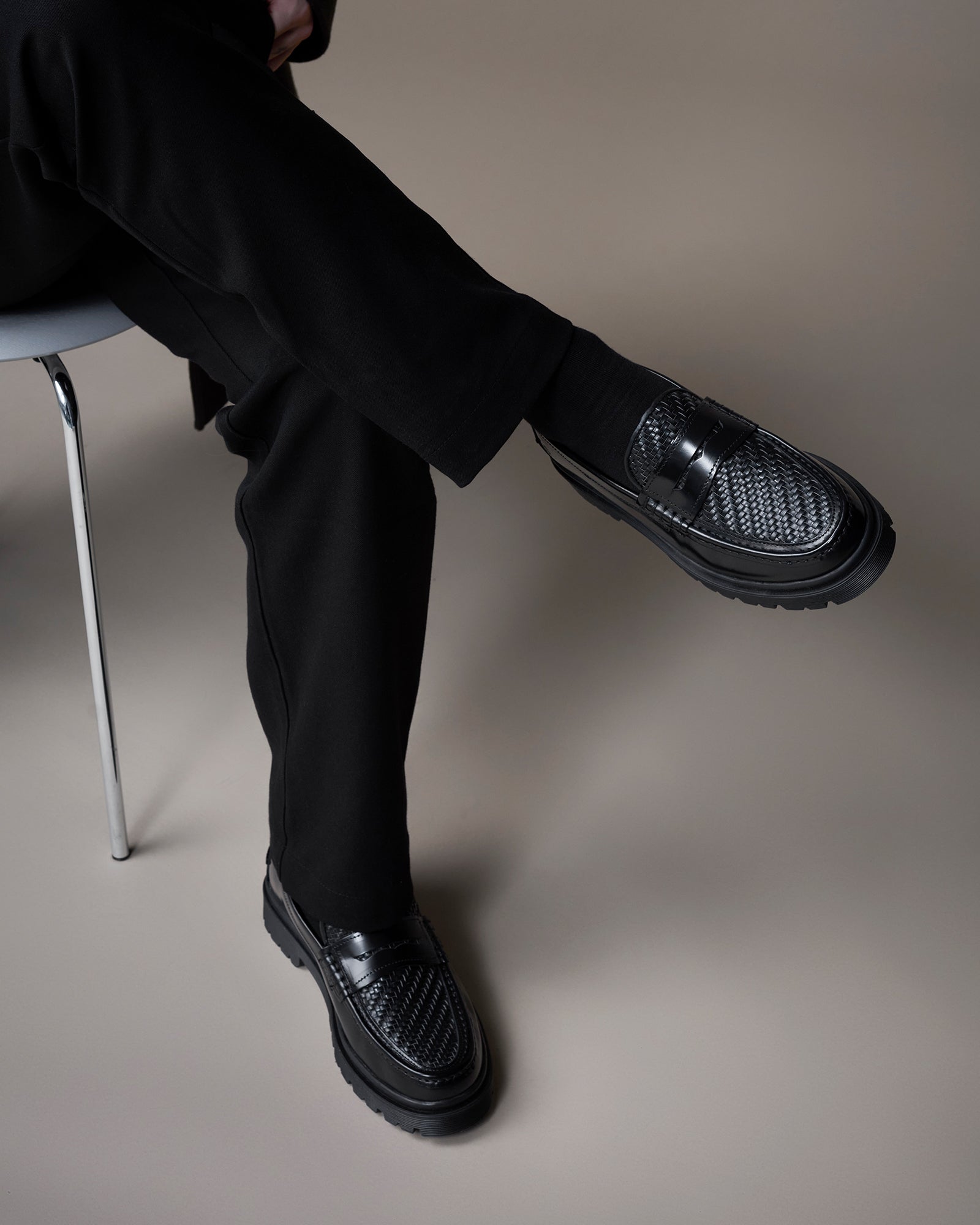 Original Playboy Style Richmond Loafers Black polido