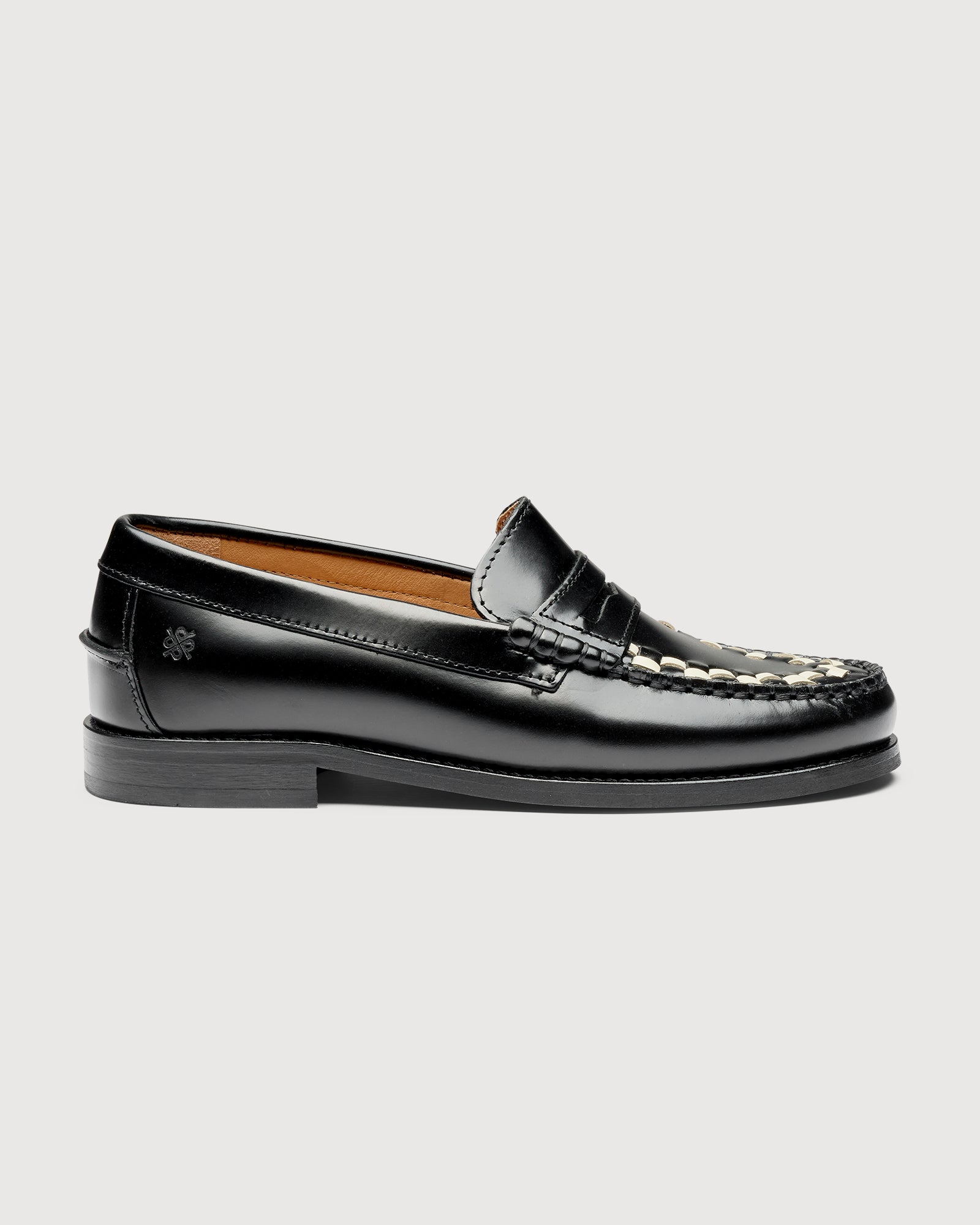 TOC1936 Style Sofia Loafers Black/White polido