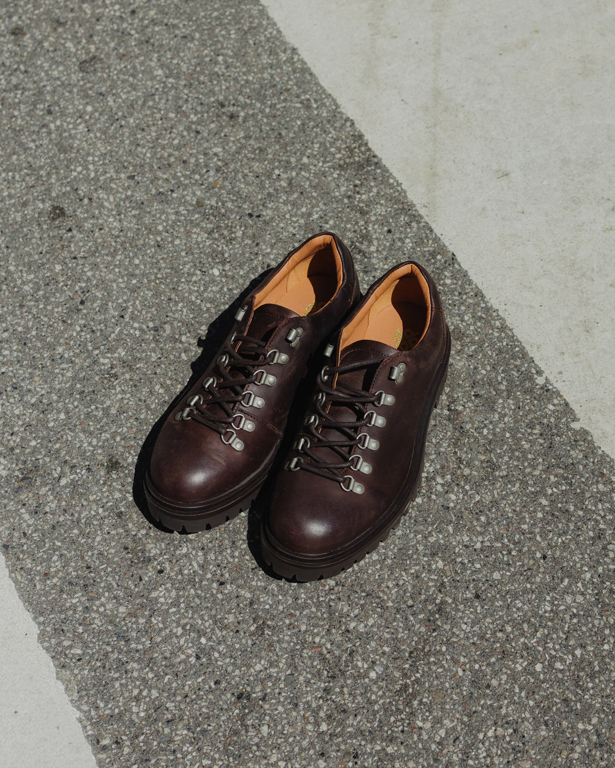 Original Playboy Style Willach Lace up shoes DK. Brown Crazy horse leather