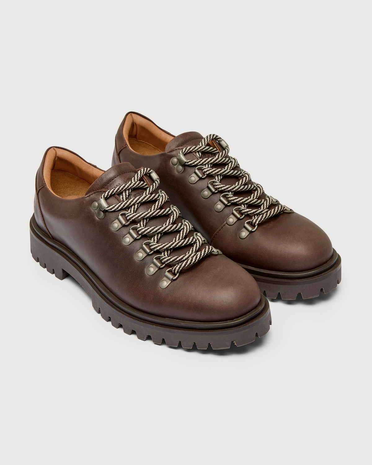 Original Playboy Style Willach Lace up shoes DK. Brown Crazy horse leather