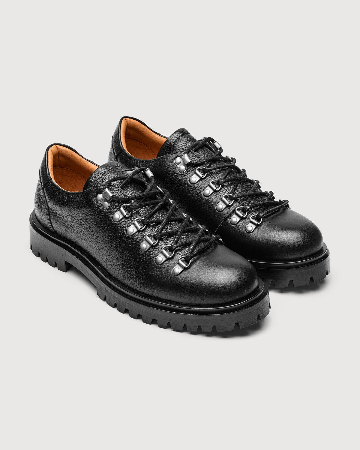 Original Playboy Style Willach Lace up shoes Black tumbled leather