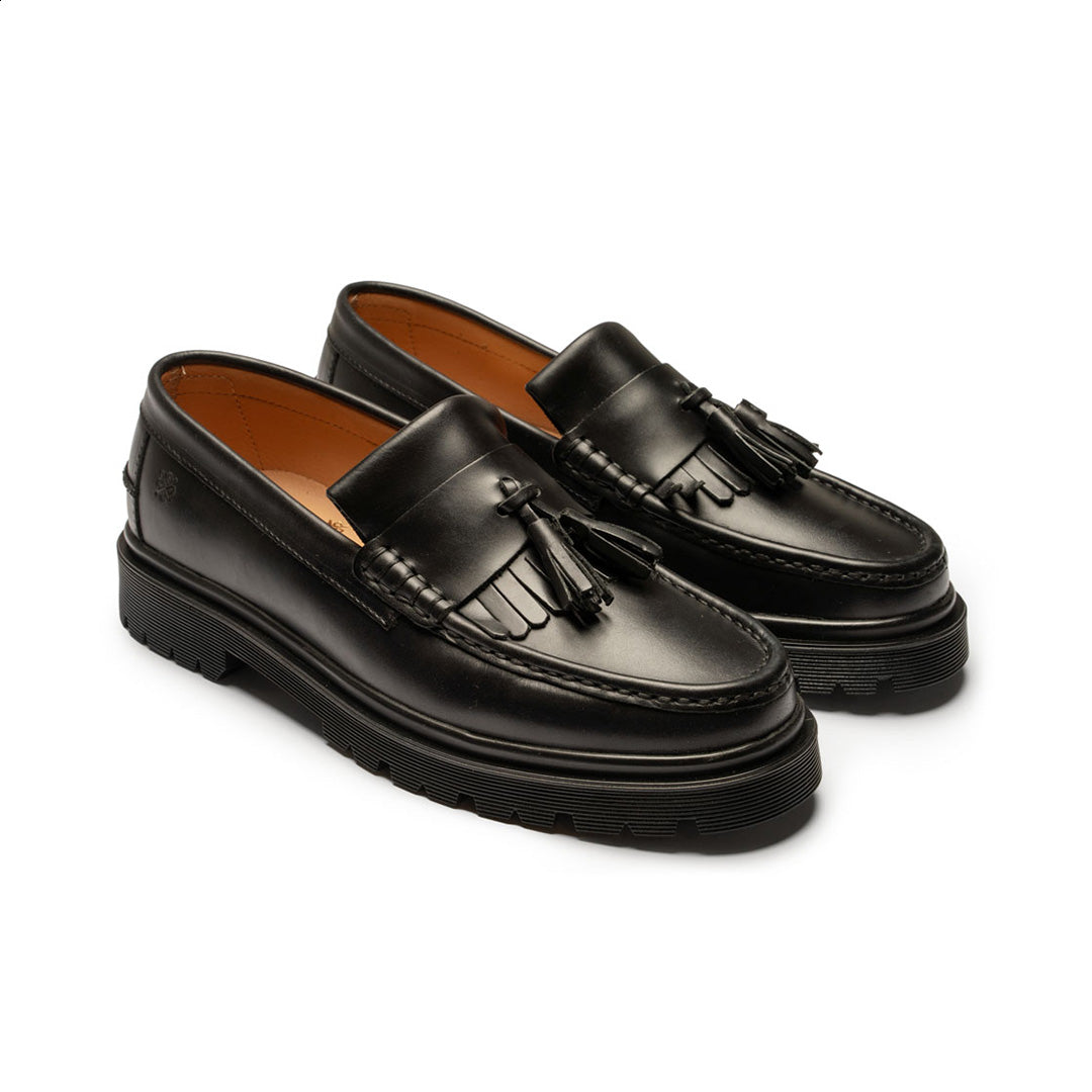 TOC1936 The Baker Loafers Black leather