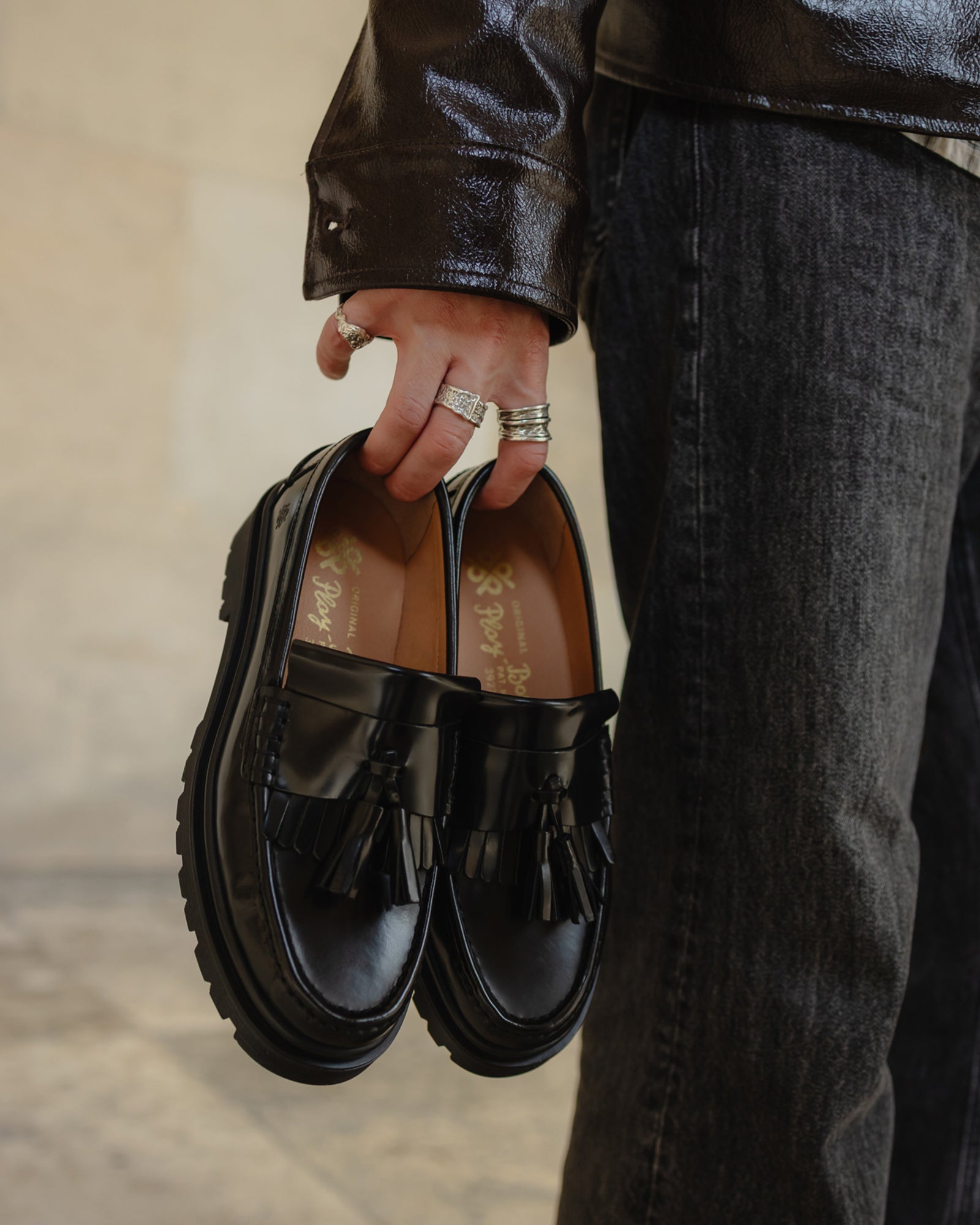 Original Playboy Vancouver Loafers Black polido