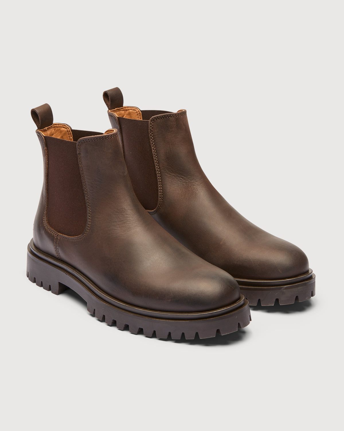 Original Playboy Wien Chelsea boots DK. Brown Crazy horse leather