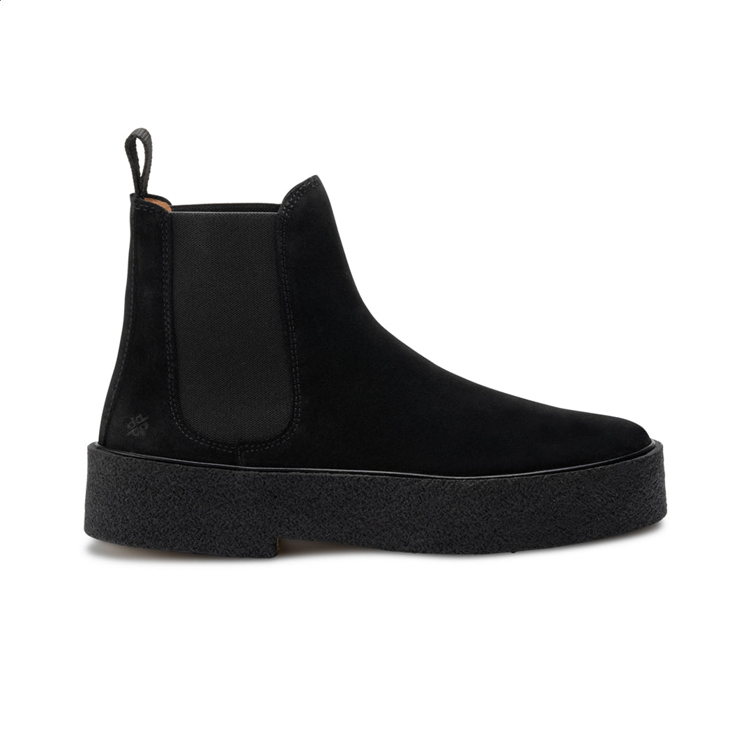 The Original Playboy Women's style ORG.75 The Original Women's Chelsea boot Black suede