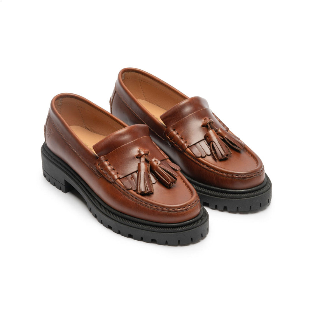 TOC1936 Women's style The Edith Women´s loafers Brandy Leather