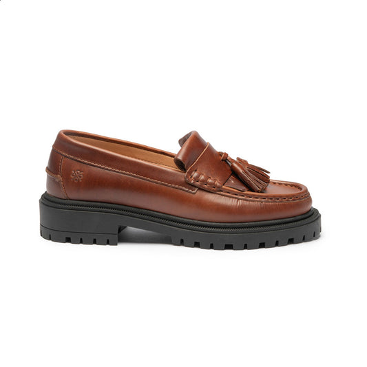 TOC1936 Women's style The Edith Women´s loafers Brandy Leather
