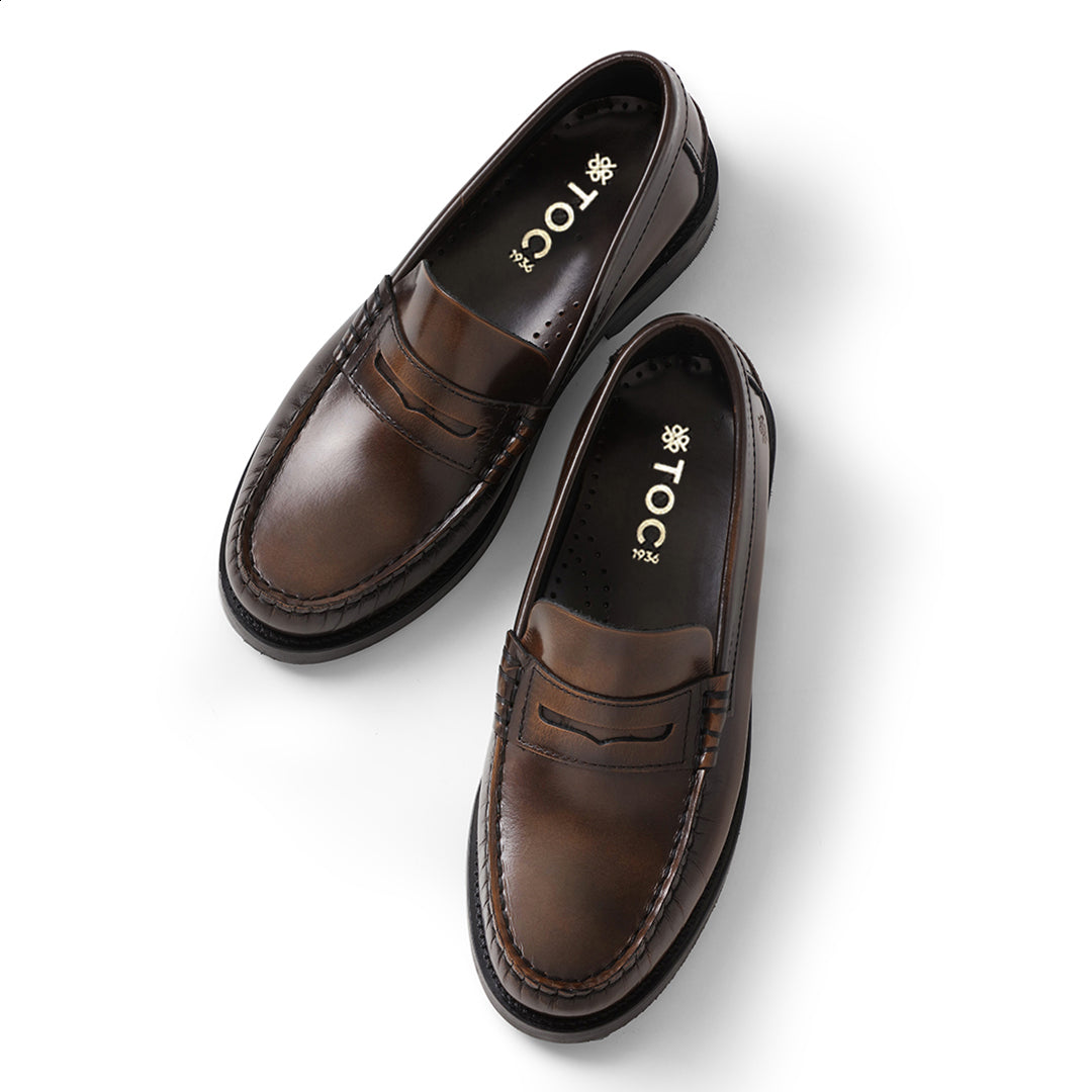 TOC1936 Women's style The Norah Women´s loafers Brown polido