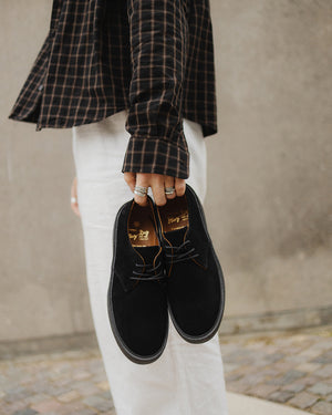 The Original Playboy Bath Lace up shoes Black suede