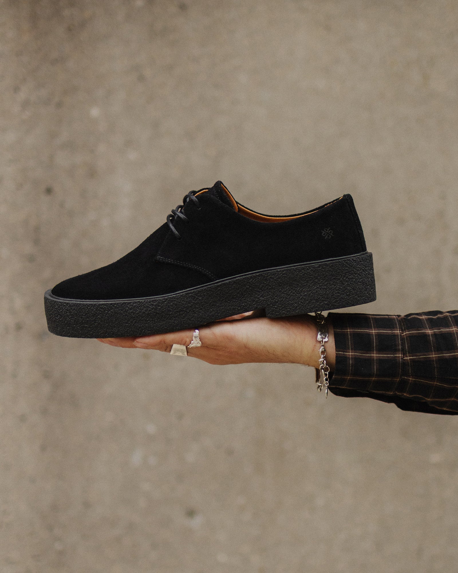 The Original Playboy Bath Lace up shoes Black suede